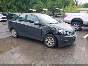  Salvage Chevrolet Sonic