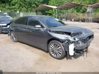  Salvage Lincoln MKZ