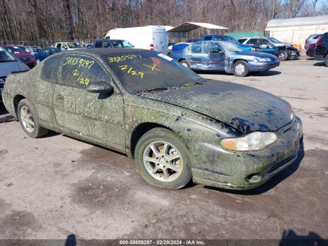  Salvage Chevrolet Monte Carlo