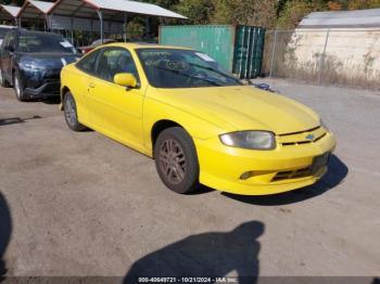  Salvage Chevrolet Cavalier