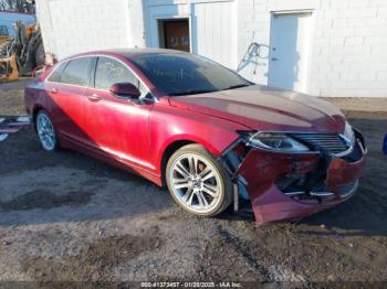  Salvage Lincoln MKZ Hybrid