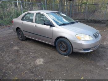  Salvage Toyota Corolla