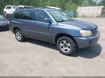  Salvage Toyota Highlander