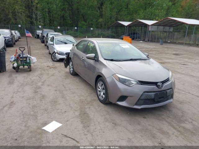  Salvage Toyota Corolla