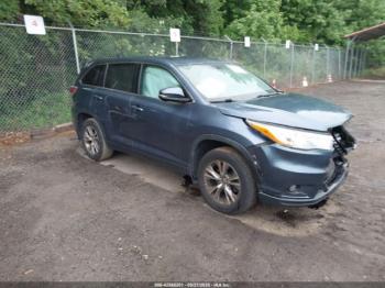  Salvage Toyota Highlander