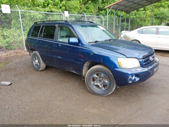  Salvage Toyota Highlander