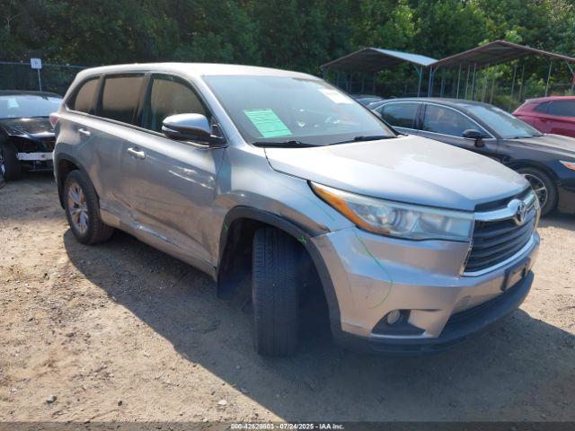  Salvage Toyota Highlander