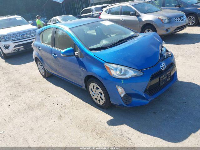  Salvage Toyota Prius c