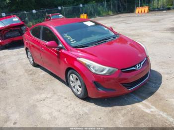  Salvage Hyundai ELANTRA