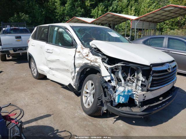  Salvage Toyota Highlander