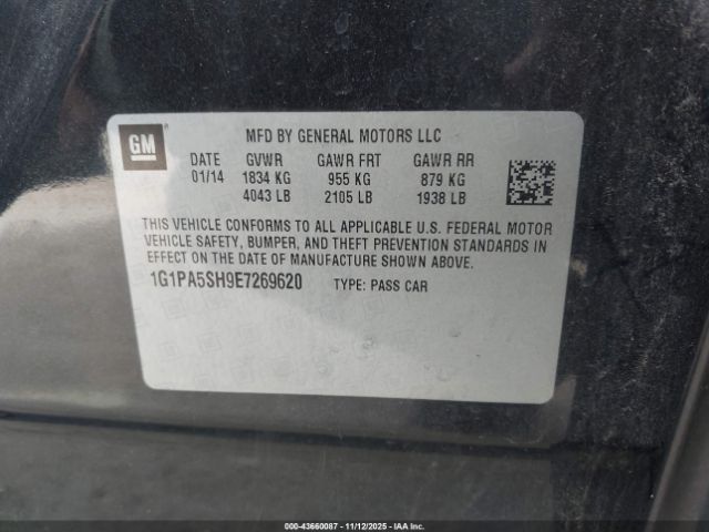 Chevrolet Cruze Ls Auto Image 8