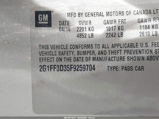 Chevrolet Camaro 2lt Image 8