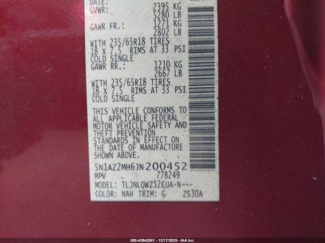 Nissan Murano Sv Image 13