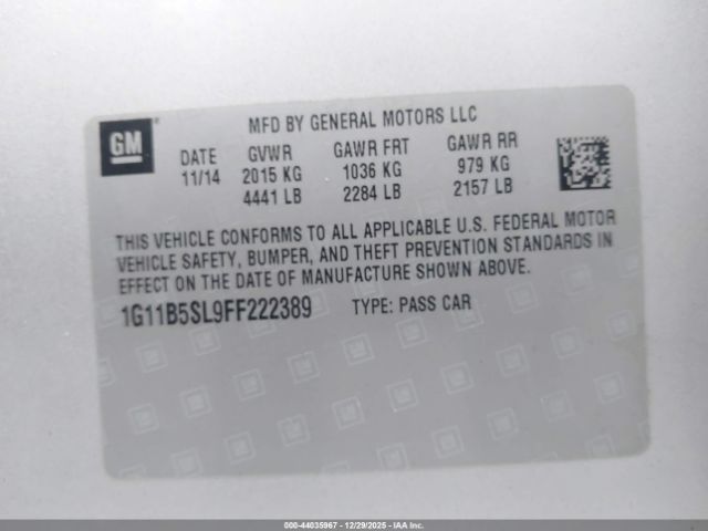 Chevrolet Malibu Ls Image 11