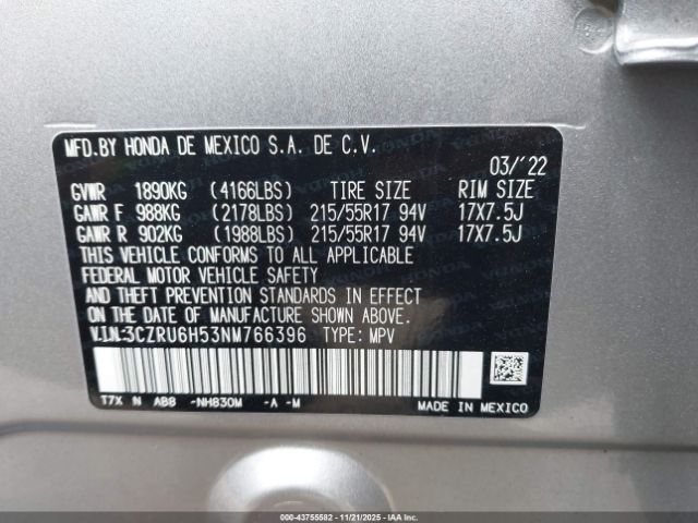 Honda HR-V Awd Ex Image 11