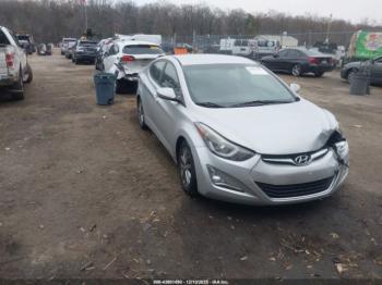  Salvage Hyundai ELANTRA