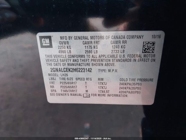 Chevrolet Equinox Lt Image 8