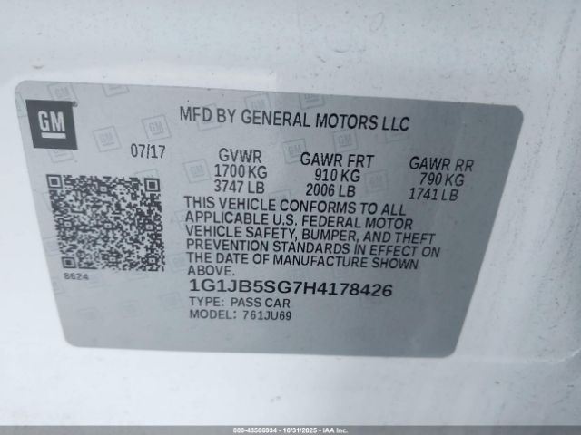 Chevrolet Sonic Ls Auto Image 11