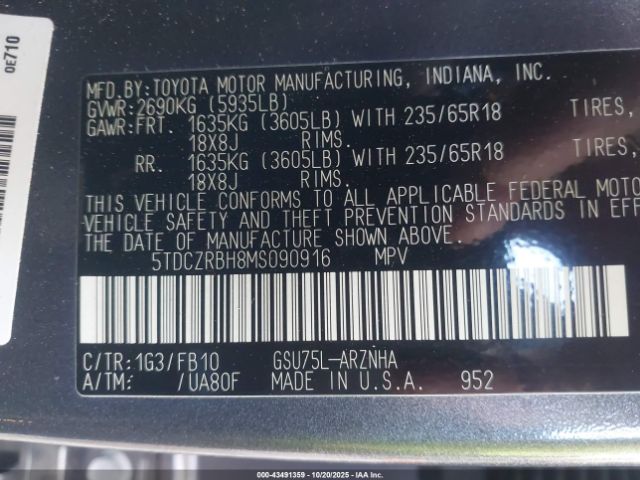 Toyota Highlander L Image 3