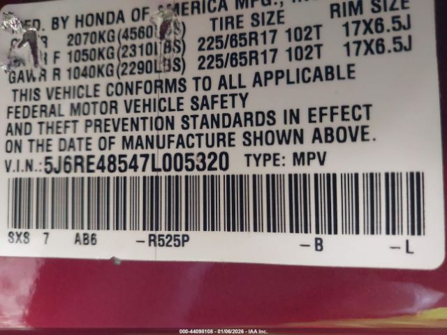 Honda CR-V Ex Image 12