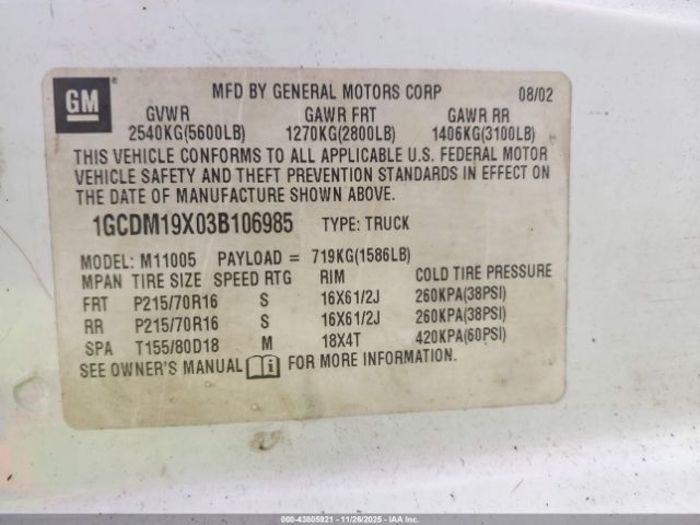 Chevrolet Astro Image 2