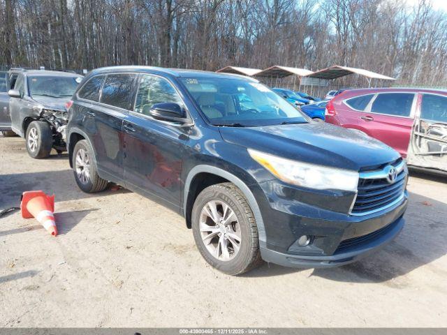  Salvage Toyota Highlander