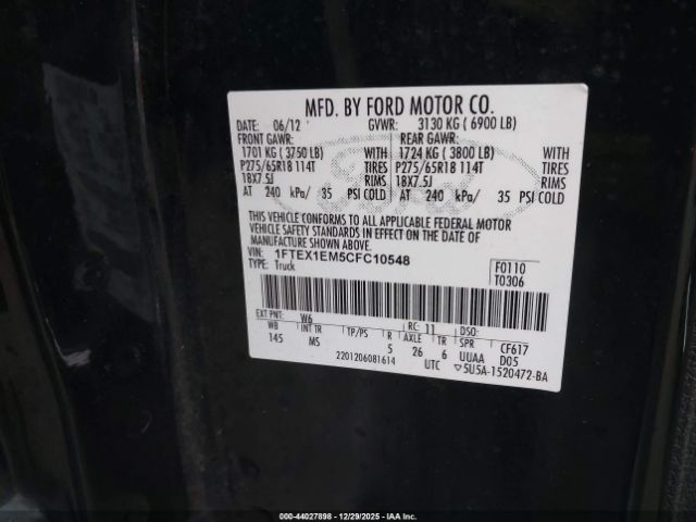 Ford F-150 Xlt Image 8