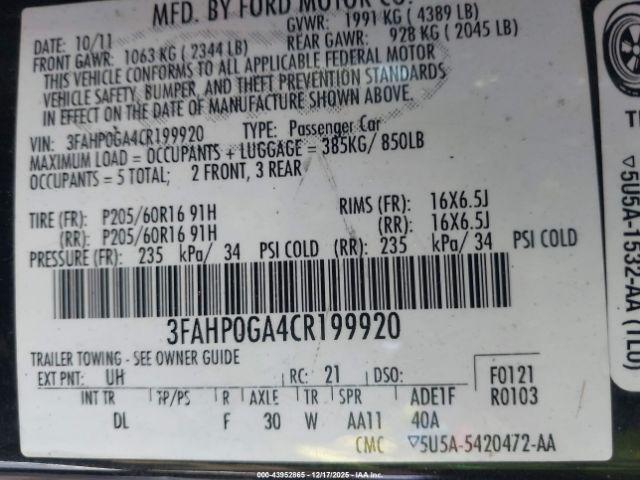 Ford Fusion S Image 14