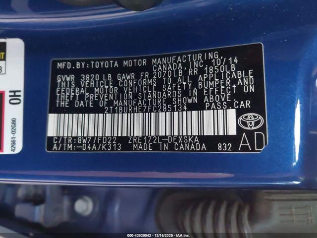 Toyota Corolla S Plus Image 12