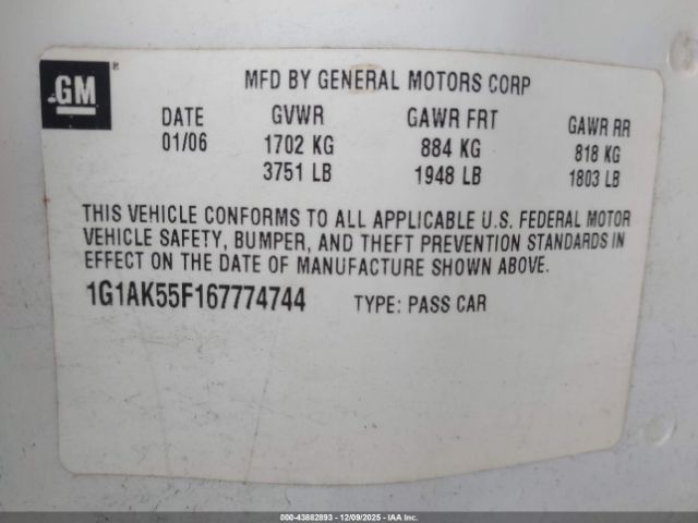 Chevrolet Cobalt Ls Image 3